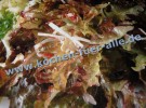 Bunt gemischt und frischer Blattsalat