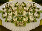 Silvester: Häppchen mit Heringfilet